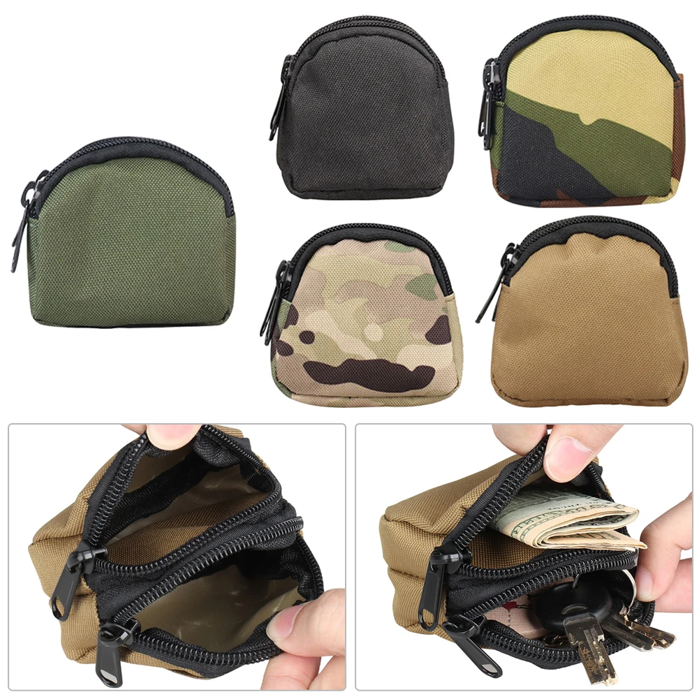 1000D Tactical Wallet Pouch Portable Coin Key Pocket Mini Pocket Camping Bags Wallet Outdoor Accessories Backpack For Hunt Waist