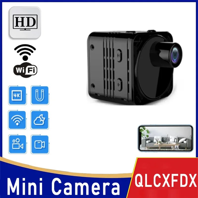 New 4k Mini Camera Wifi Smart Wireless Camcorder Ip Hotspot Hd Small