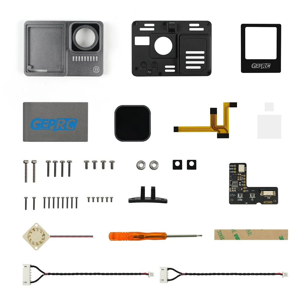 Kit Caméra Nue GP9/10/11/12 GEPRC - Module BEC avec Ventilateur