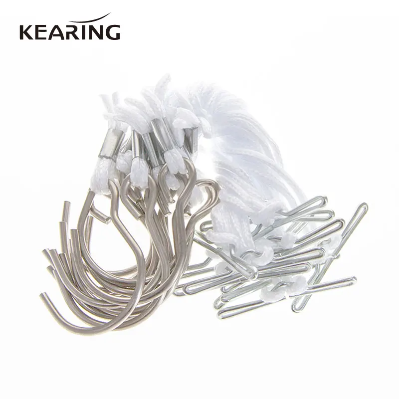 

Kearing 12pcs Pattern Hook With Cord To Hold Pattern Pieces Together In Storage Knotted And Metal Clamped for Hold Sloper
