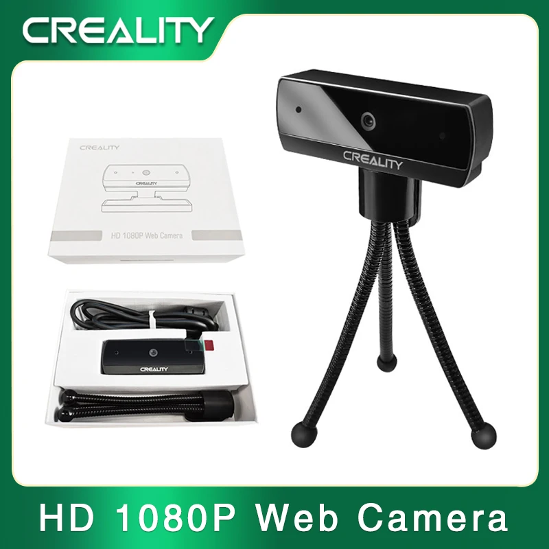 

Creality 3D Printer Camera CRCC-S7 HD 1080P Web Camera Remote Monitoring Control Could Print Real-time View 3D Printer Parts