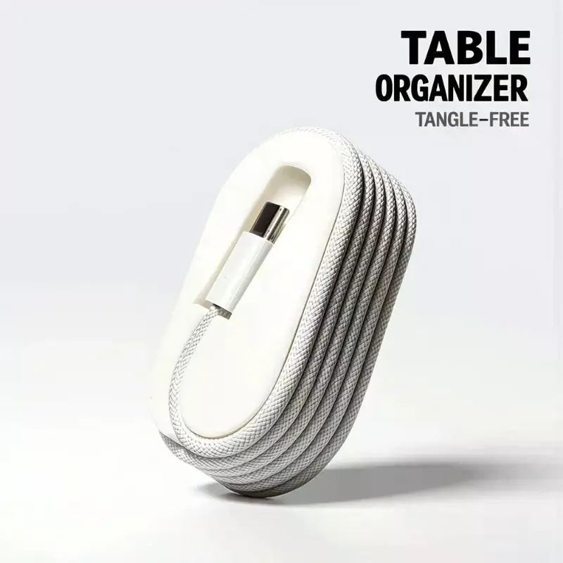 Compact Cable Winder and Organizer for Home, Office, and Travel Use