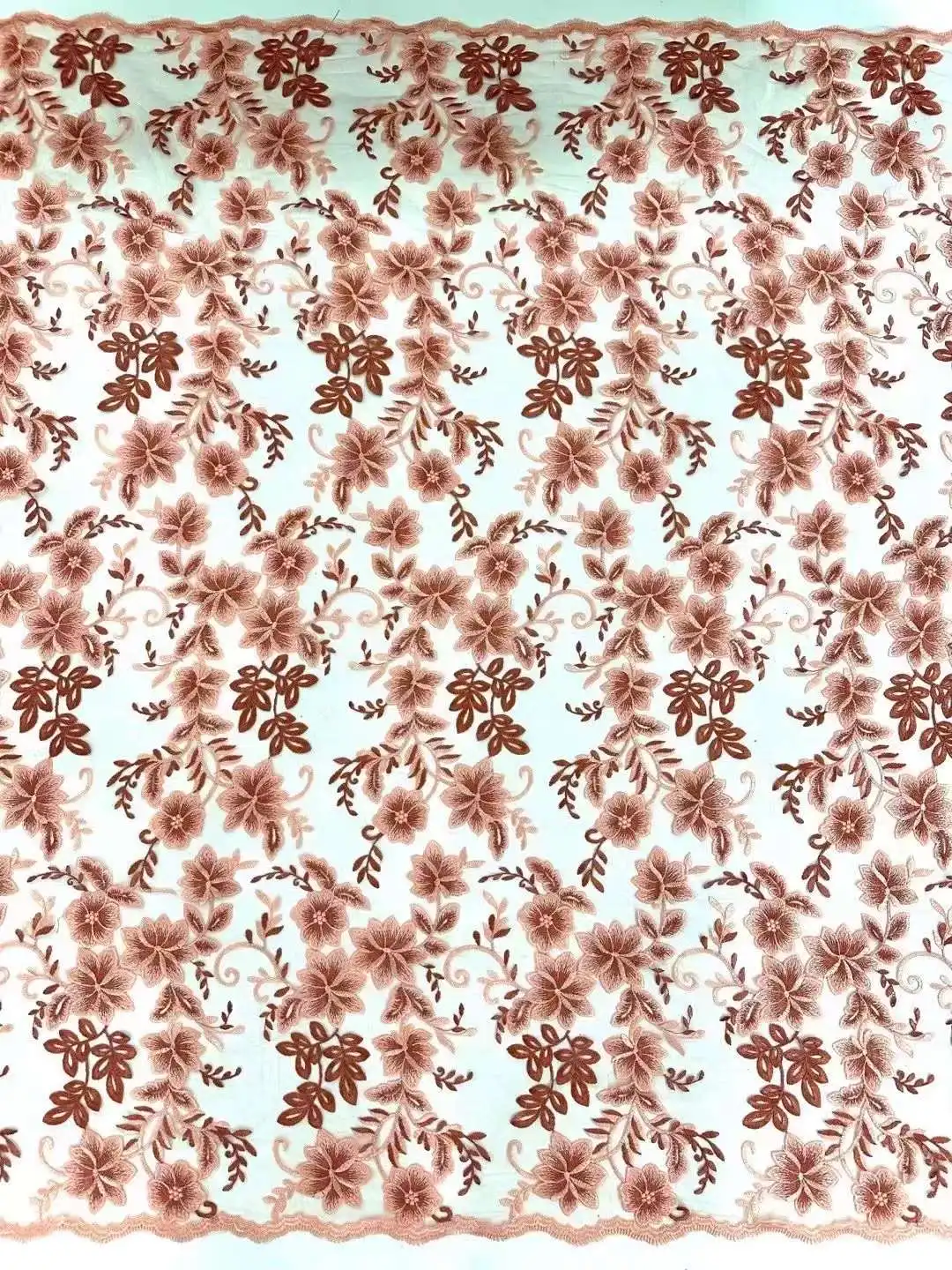 Latest Best Quality Delicate Very Soft Embroidered Tulle lace Fabric For Wedding Party Evening Dress U_GE3168