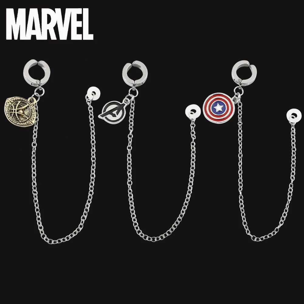 Marvel Clip Per Orecchio Periferico Doctor Strange Eye Of Agamotto Orecchini A Clip Per Cuffie Avengers Cosplay Captain America Jewelry