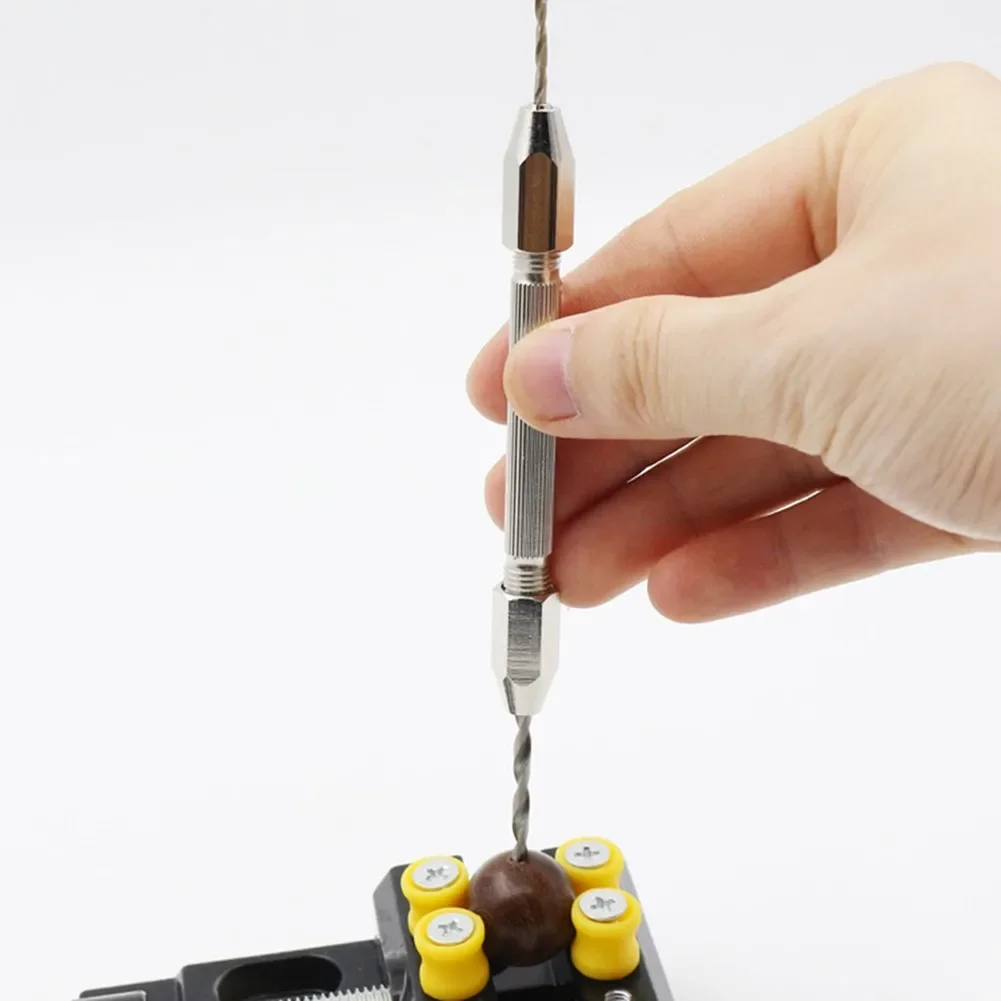 

Drill Bits Clamp Watchmakers Pin Vise Home Carving Repair Tool Double Ended Six-Angle Screwdrivers Collet Holder Watch 0-3.1mm