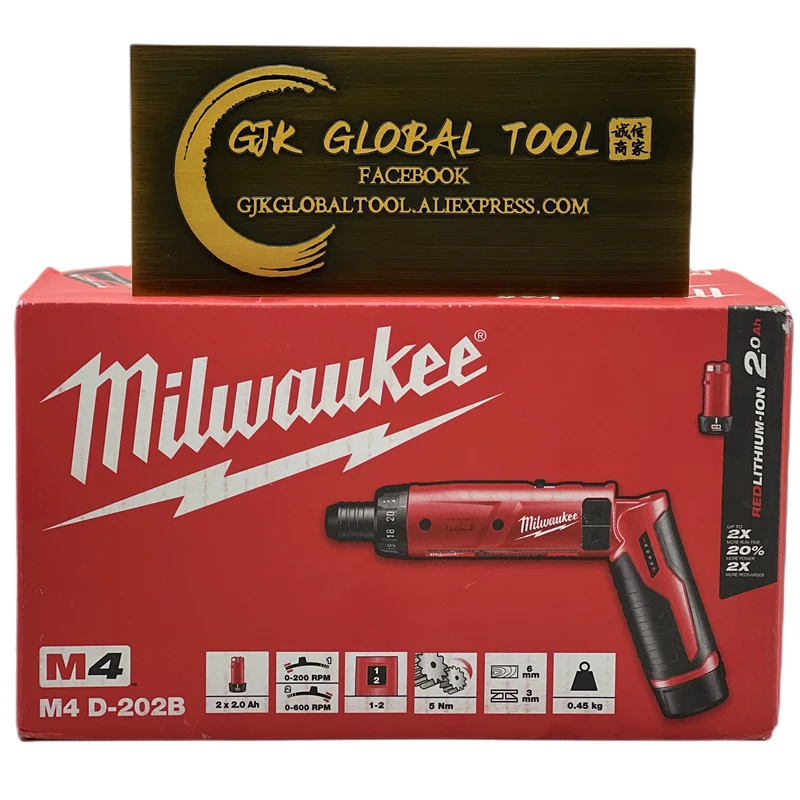MILWAUKEE M4 D-202B LI-ION BATTERY SCREWDRIVER - MILWAUKEE 4933440475