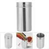Stainless Steel Sealed Storage Jar Portable Airtight Food Storage Container Canister For Coffee Beans Flour Cereal Suga 1