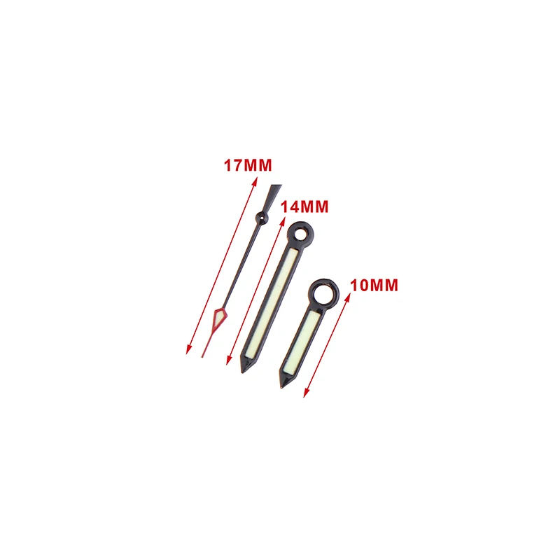 1set High Quality Polished Shiny Watch Pointers Luminous Watch Hands Fit For NH34 NH35 Movement