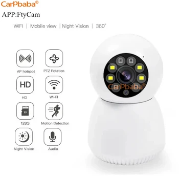 CARPBABA SnowMan WIFI IP Camera Smart Home Surveillance Automatic Tracking Security Protection Indoor Wireless Baby Monitor 1