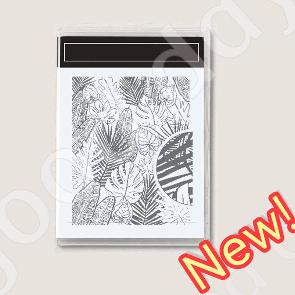 

Hot Sale 2022 New Metal Cutting Dies Leaf Fern Silicone Stamps Set Diy Scrapbooking Card Stencil Papercard Gift Stamp Die Sheets