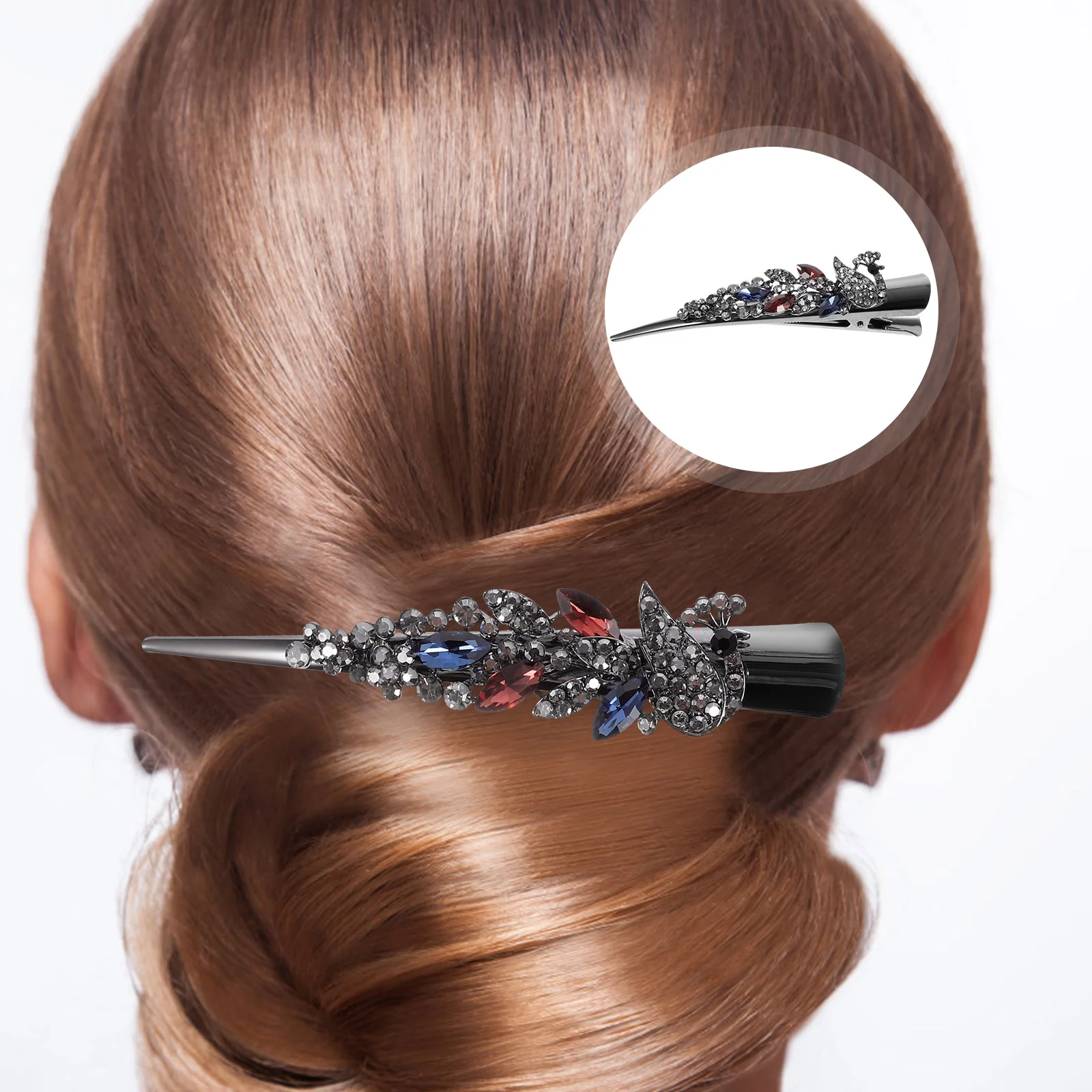 

Horquillas Para El De Mujer Alligator Hair Clip Issue Card Jewelry Metal Small Clips Thin Womens Gifts for Birthday