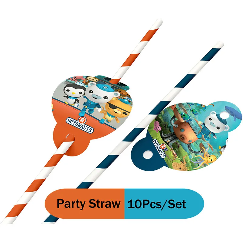 The Octonauts Birthday Party Decoration Kid Toy Balloon Disposable Tableware Event Supplies Barnacles Peso Kwazii Photo Backdrop - Bilde 3