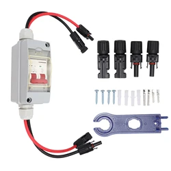 Durable Waterproof Circuit Breaker with Distribution Box and Connector, 500V 32A - 32A