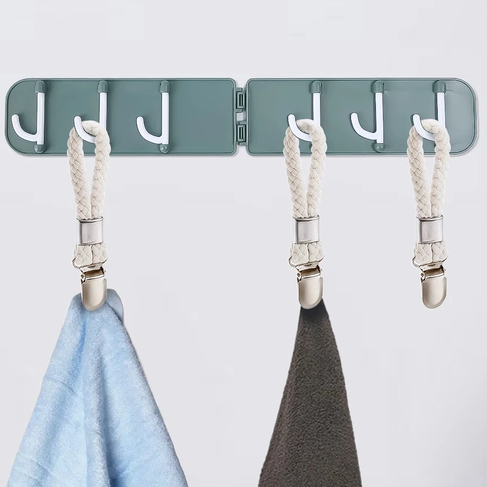 Packs Hanging Tea Towel Clips Towel Hangers Rack Hand Towel Hook Cloth  Hanger Holder Brackets Braided Cotton Loop - AliExpress