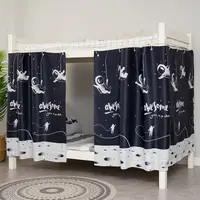 Student Dormitory Bed Curtain Blackout Cloth Mosquito Nets for Bedding Tent Bed Canopy School Bed Nets 1.2/1.5m High*2m Long 1