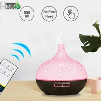 550ml Aroma Air Humidifier Essential Oil Diffuser Aromatherapy Electric Ultrasonic cool Mist Maker for Home Remote Control 1