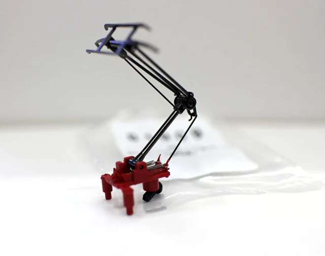 2PCS DIY 1:87 HO Scale Train Electric Traction Pantograph Train Arm Bow for bachmann Model 6
