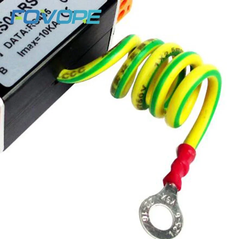 RS485 Date Signal Power Arrester Anti Surge Protector Monitoring CCTV Camera Lightning Protection Device Thunder Preventer