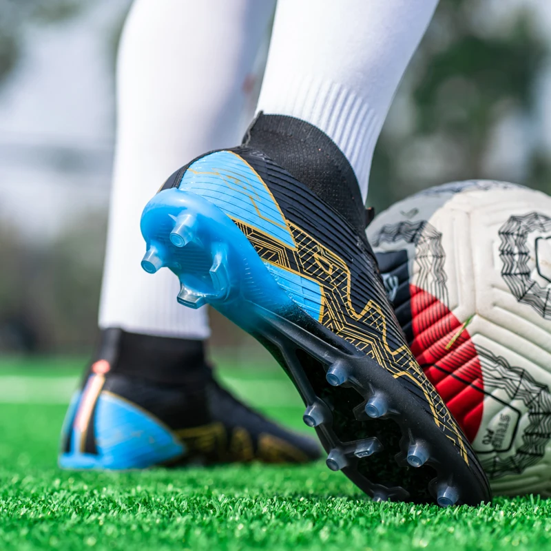 Football Boots TF/FG Outdoor Training Soccer Shoes Men Women Adult Teenager Cleat Training Match Sneakers Breathable Low-Top New