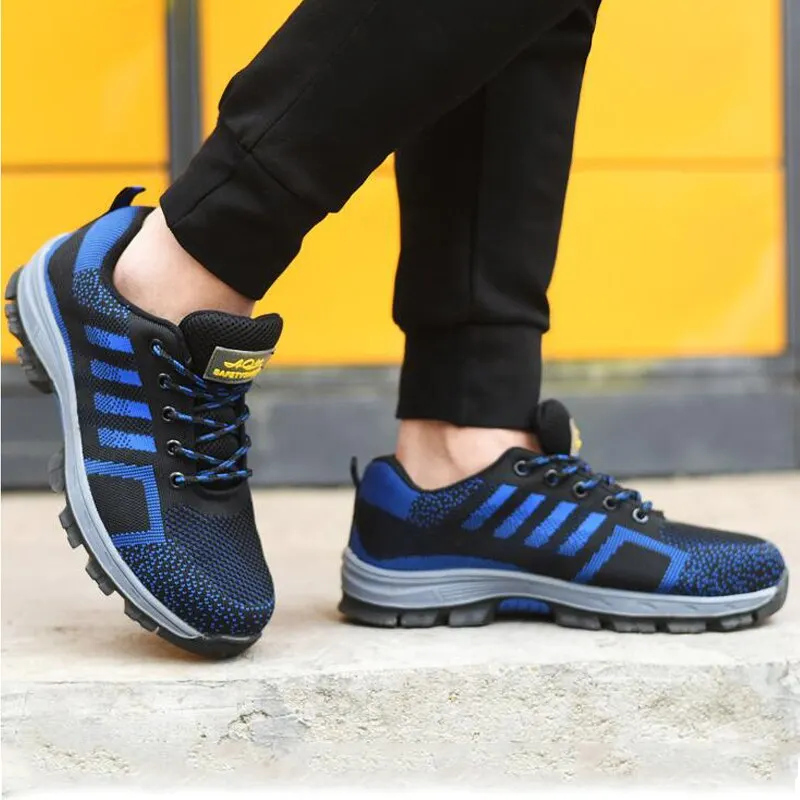 High Quality Unisex Indestructible Shoes Men and Women Steel Toe Cap Work Safety Shoes Puncture-Proof Boots Non Slip Sneakers images - 6