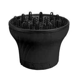 Rotatable Universal Hair Diffuser with Large Wind Hood (Black)