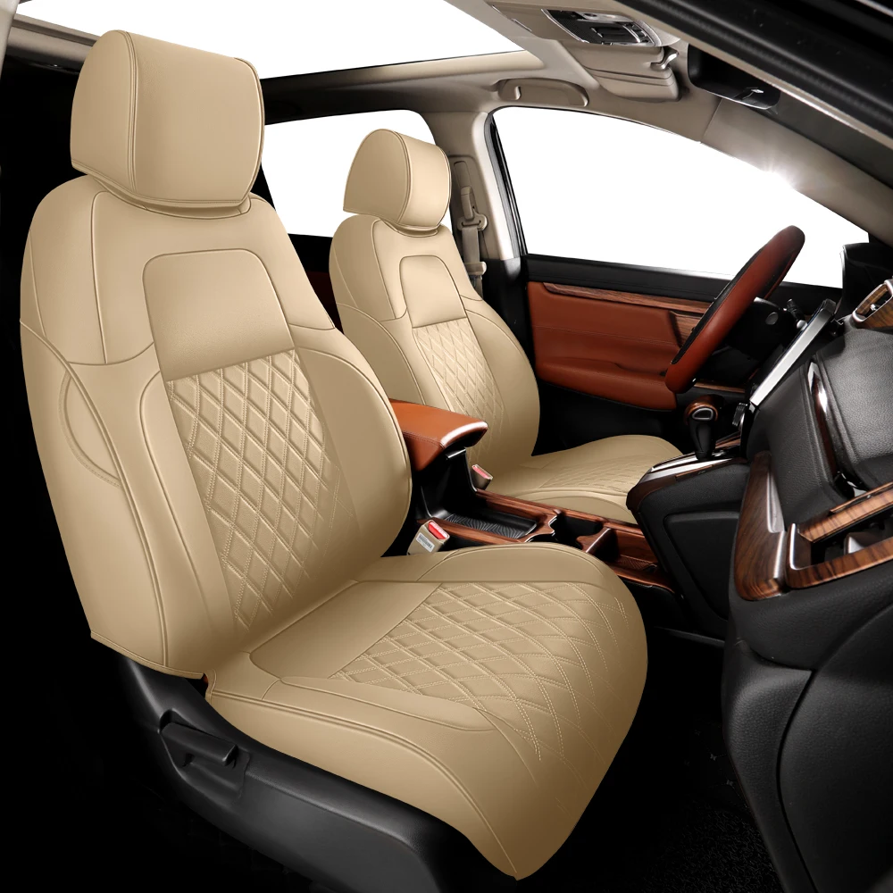 5seat Custom Artificial Leather Seat Covers Set For Honda Crv Crv