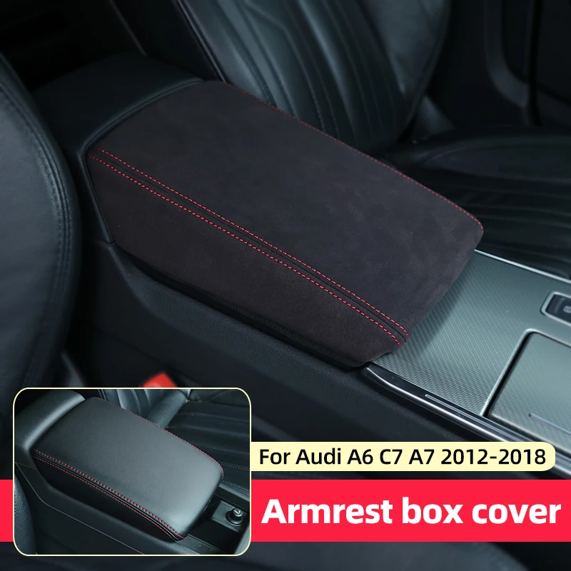 Premium Car Center Console Armrest Box Protective Cover - Audi Accessories
