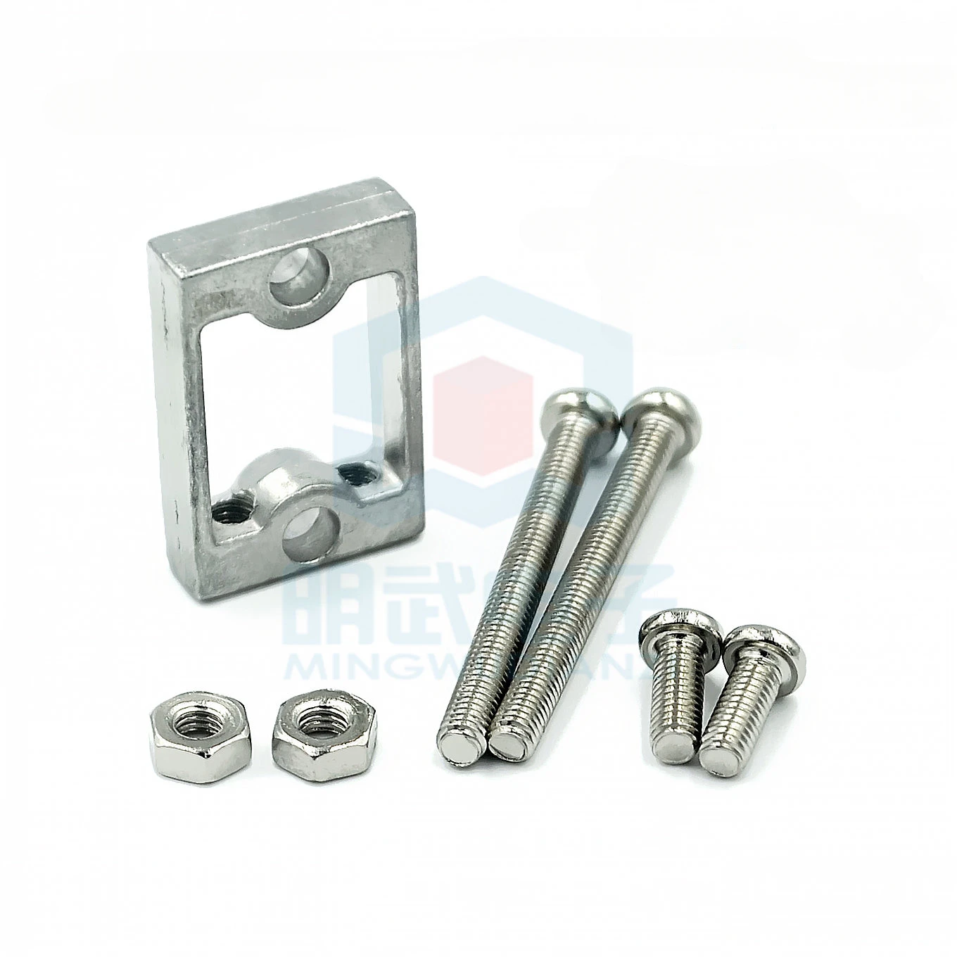 TT Motor Bracket, Motor Frame, Aluminum Alloy, Smart Car Chassis, Wheels, Screws, Fasteners