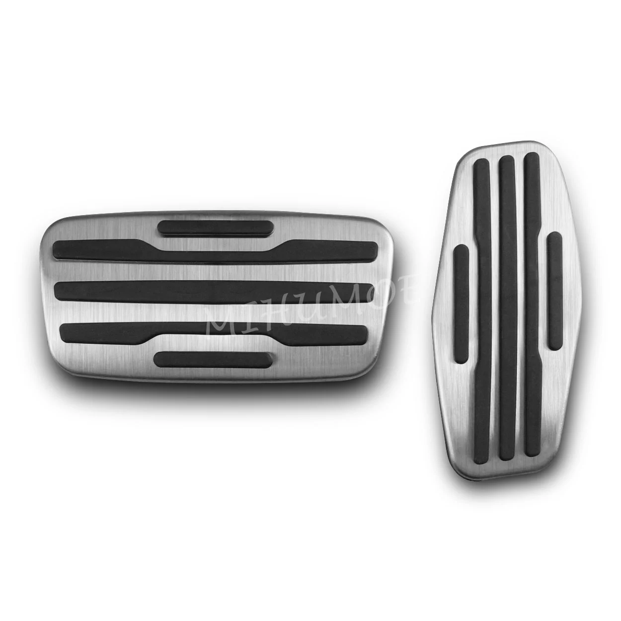 Steel Foot Brake Gas Pedal Pad Cover Set For Chevy Chevrolet Tahoe Silverado 1500 2500 3500 -