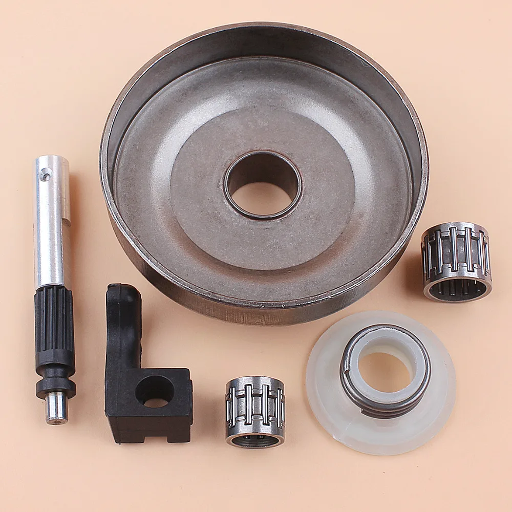 Clutch Drum, Bearing, Oil Pump Line Kit For Husqvarna 455 460 Chainsaw – Replaces 537291702