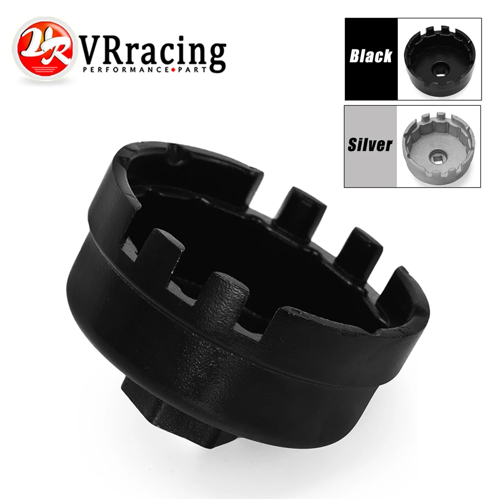 

14 Flute 64.5mm Aluminum Oil Filter Cap Wrench 3/8 Drive Socket For Toyota Lexus Corolla CT200h Rav4 Tool Remover Removal Square