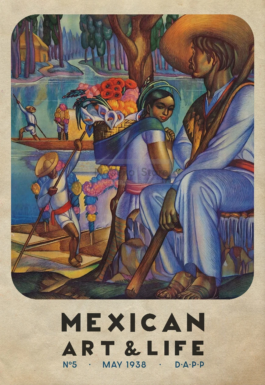 Mexicanアートとライフのポスター、ヴィンテージメックスカルチャー