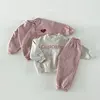 2025 Autumn New Baby Loose Trousers Children Casual Pants Boys Girls Solid Sweatpants Infant Toddler Sport Pants Kids Clothes 5