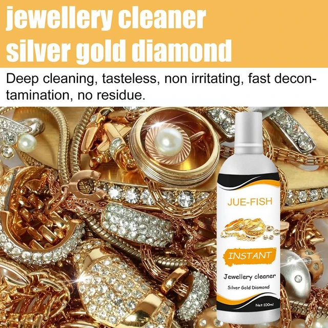 Jewelry Cleaner Gold Silver Cleaning Liquid  Clean Home Jewelry Cleaner -  Jewelry - Aliexpress