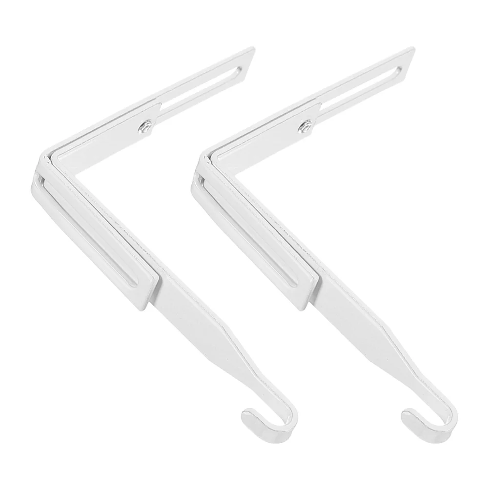 

Over Cabinet Metal Hooks Adjustable Over Door Hook Drawer Office Table Key Bag Storage Hook For Kitchen Accessories
