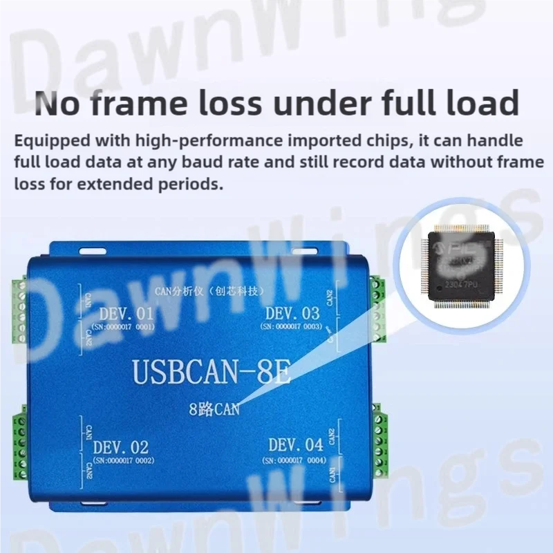USBCAN-8E: Industrial-Grade 8-Channel CAN Analyzer with 3KV Isolation