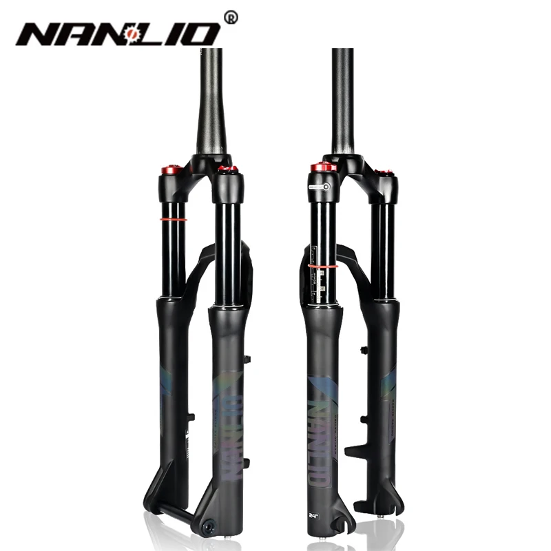 

NANLIO 20in 24in Mountain bike Fork Student bicycle Air suspension Barrel shaft Rear Corolla Structure Design frame Accessories