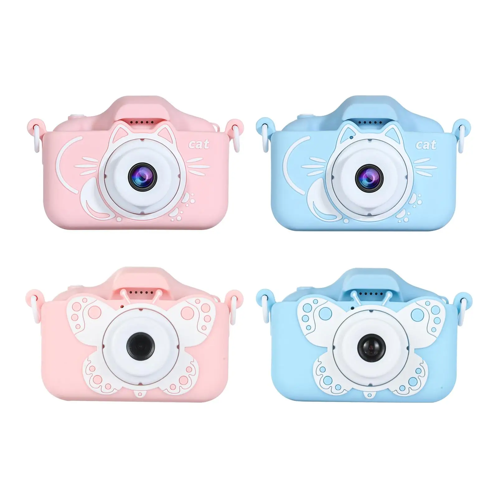 

Cameras for Kids Portable 2000W Background Switching Educational Toys Photo Taking Selfie Camera Children Digital Video Cameras