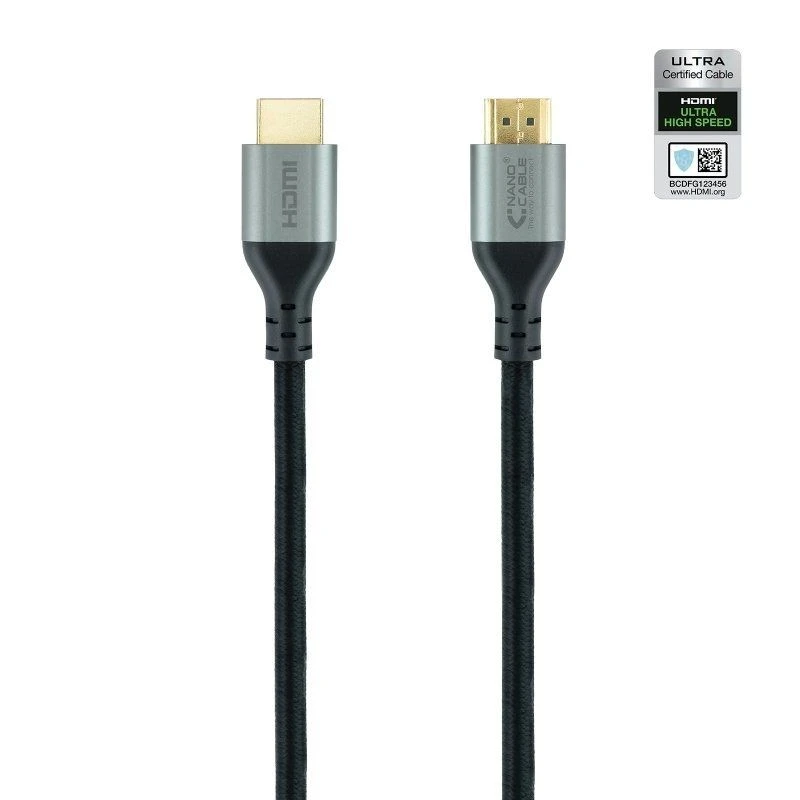 Hdmi Cable 2.1 8k Nanocable 10.15.8102/ Hdmi Male-hdmi Male/2m/certificate/black - Audio Video Cables - AliExpress