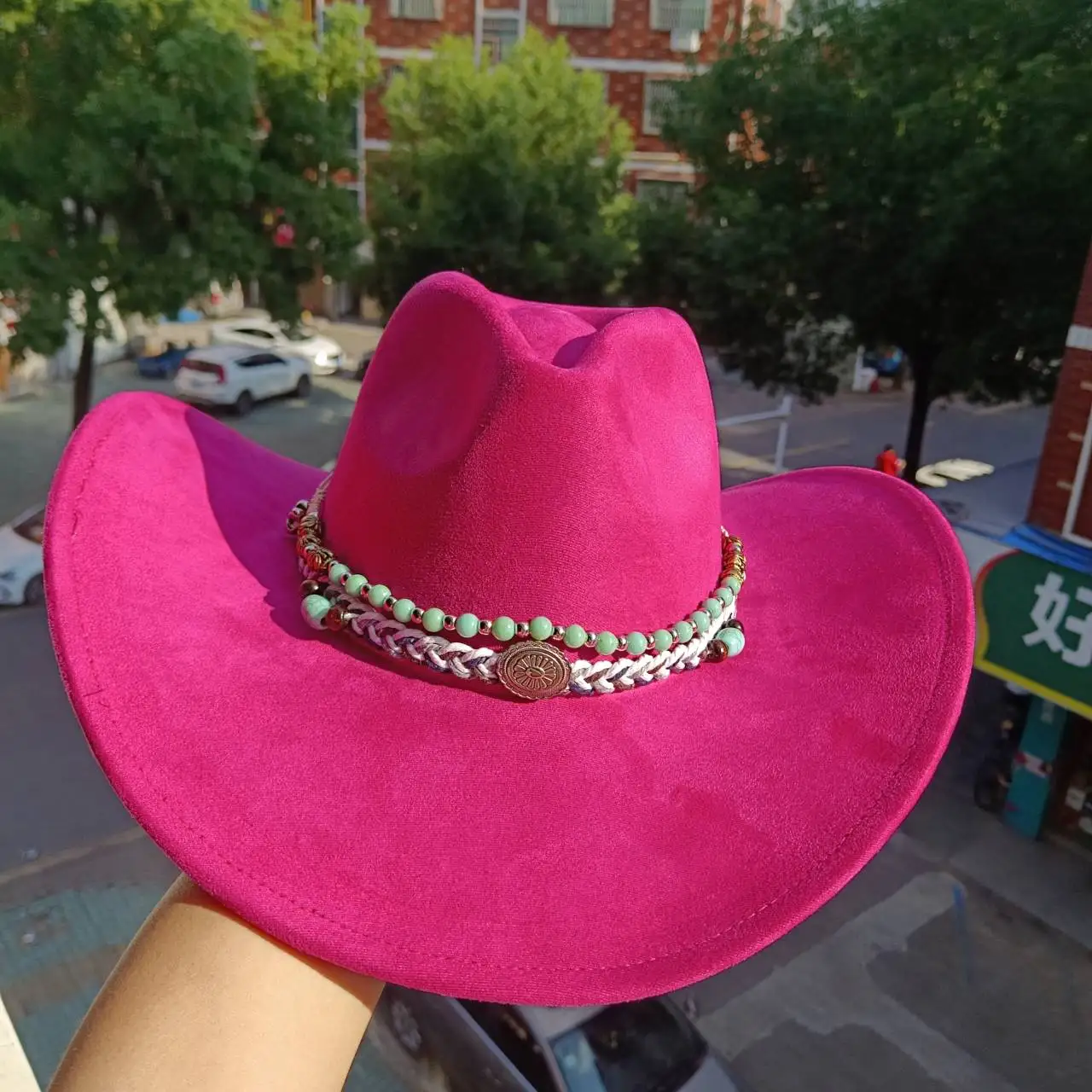 Cowgirl Hats Cowboy Hats Suede Western Denim Hat Men's and Women's Vintage Gentleman Denim Hat 2003 Accessories Sombrero Hombre