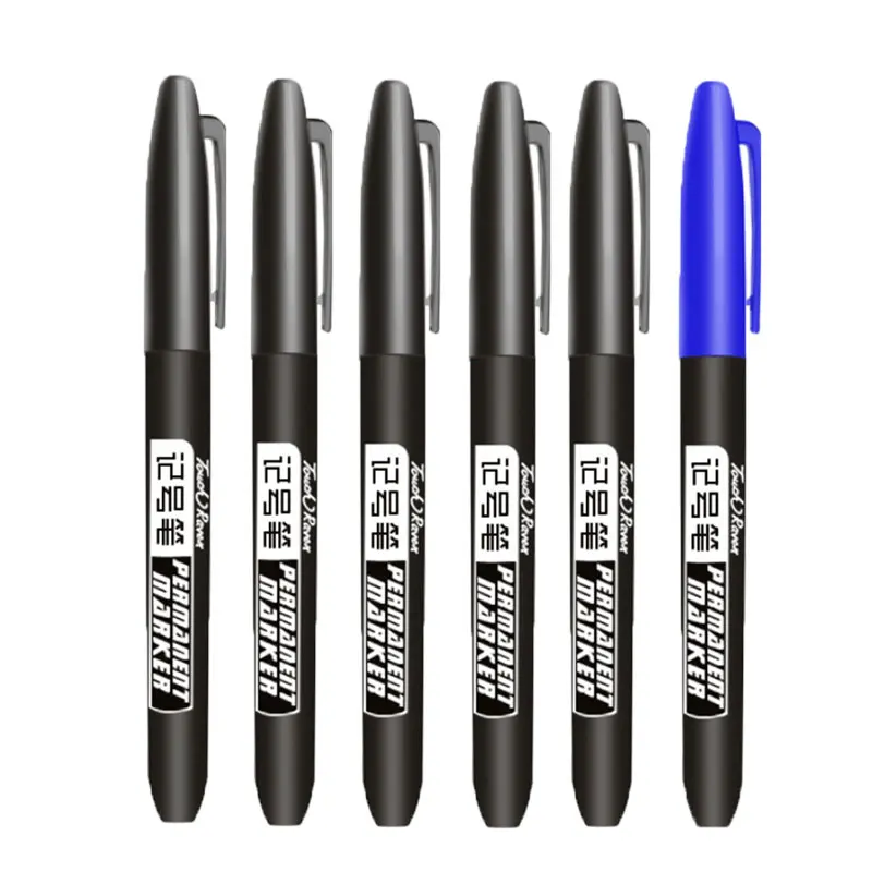 Vibrant Waterproof Manga Sketch Marker Set - 6 PCS