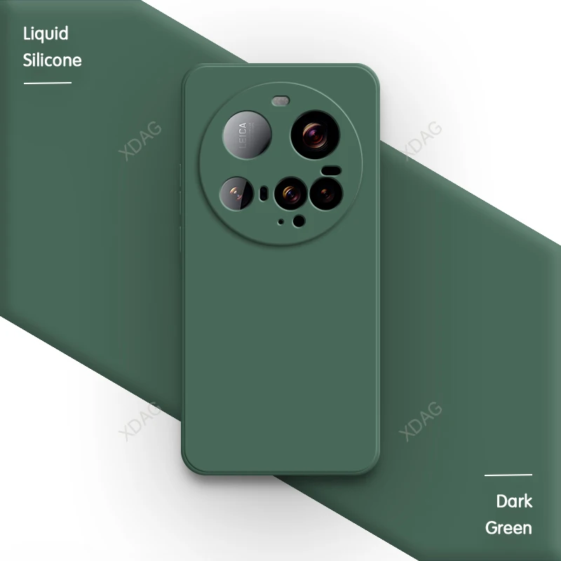 Premium Square Silicone Phone Case - Classic High-Quality Back Cover
