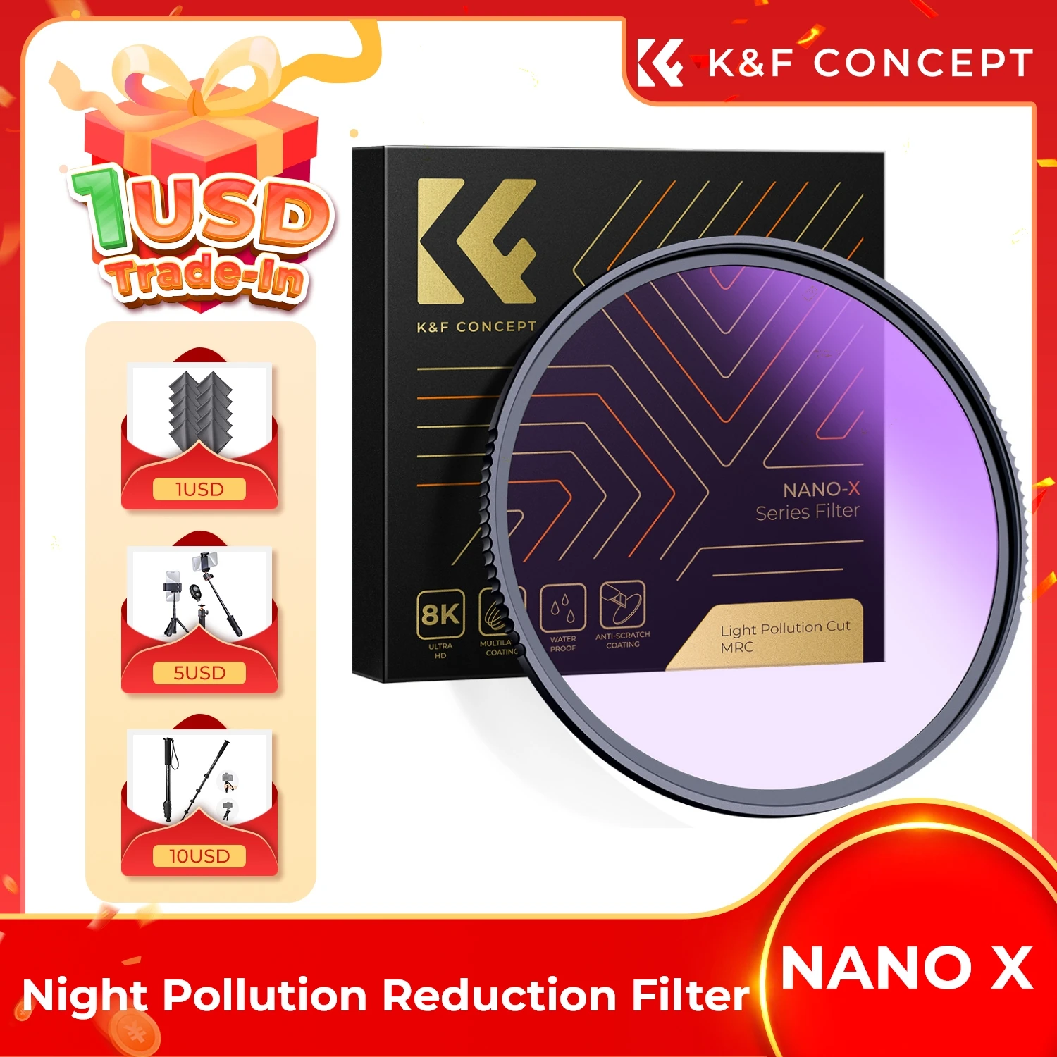 Pure Effect Filter How the K&F Concept Night Effect Filter Transforms Urban Night Photography