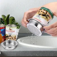 Passoire à canettes en acier inoxydable, passoire à thon, passoire à conserve, égouttoir à huile, passoire à canettes de fruits et légumes de cuisine 2