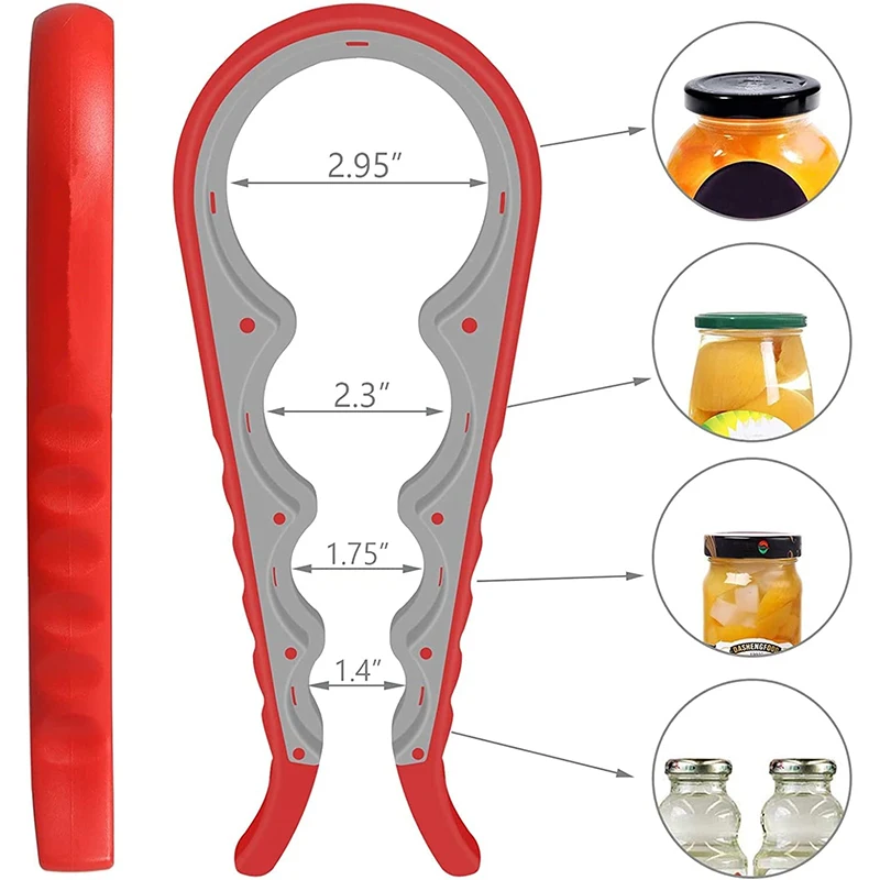 5 in 1 Multi Function Can Opener Bottle Opener For Weak Hands Kitchen Jar Opener Grippers for Opening Jar and Bottles YY027 3