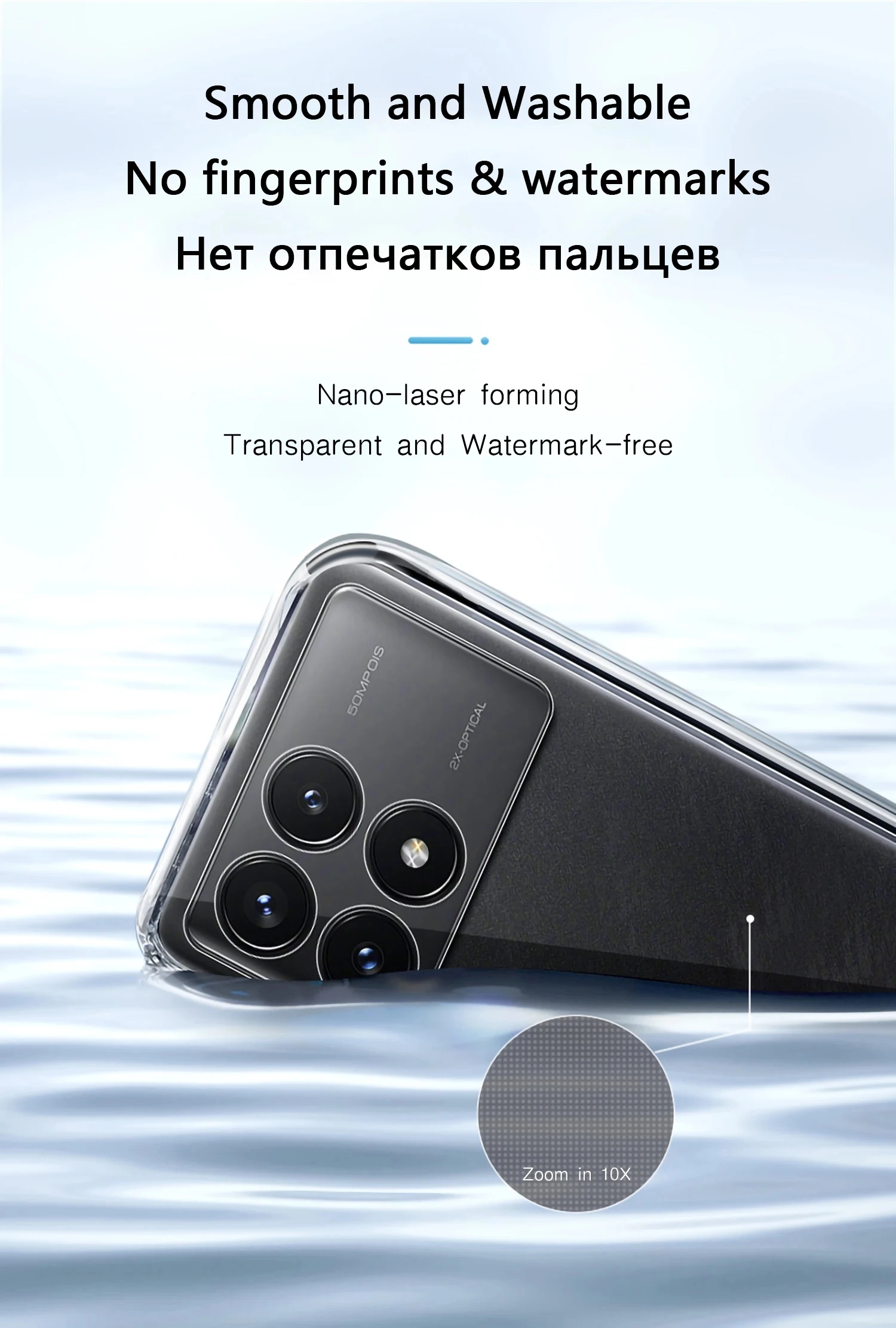 Neue ultradünne, transparente Schutzhülle für Xiaomi Redmi Note 13 Pro 4G K70E Poco X6 Pro 5G – Detail 8