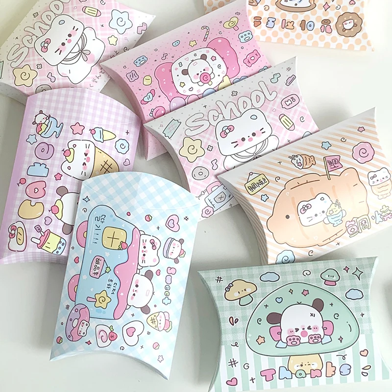 AERZETIX - C53997 - Lot De 10 Boîtes à Cadeau En Forme D'oreiller