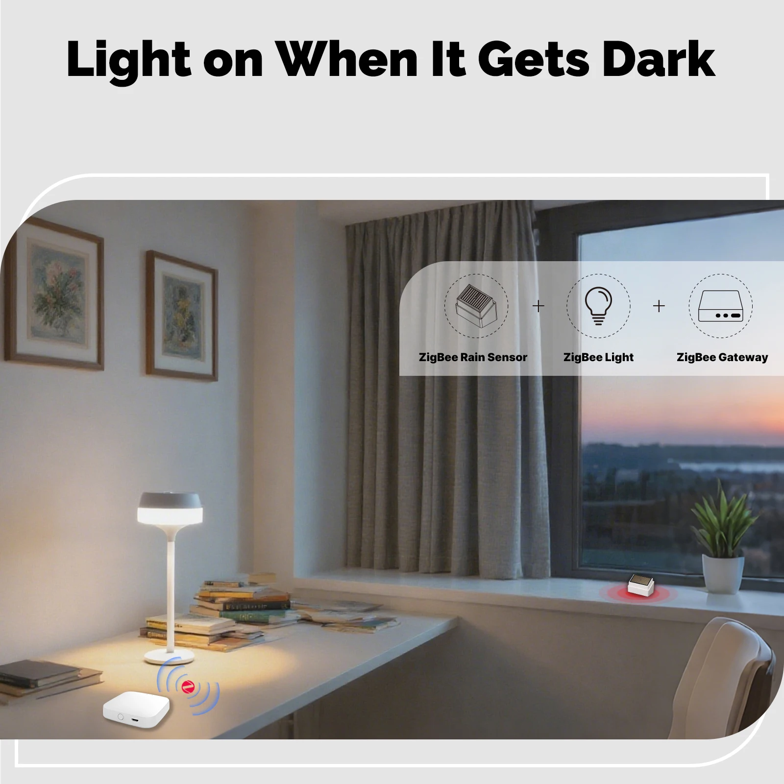 Tuya ZigBee Smart Rain Detection Sensor Water Leakage Flood Detector Wireless IP