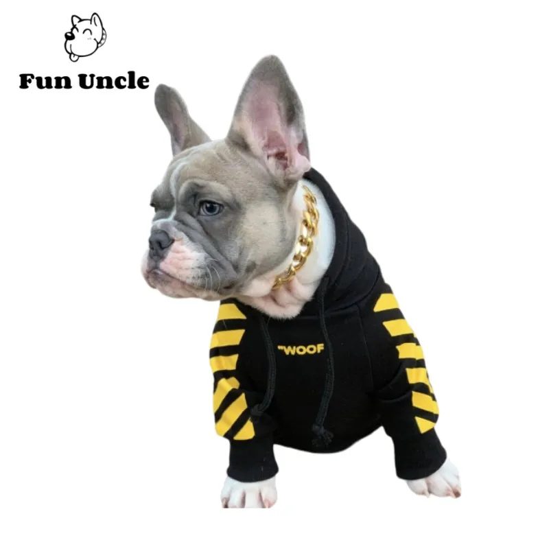 

Dog Sweater Pet Sport Hoodie Winter Warm Bulldog Chihuahua Puppy Clothes Coat Sweatshirt For Small Medium Dogs Costume Apparel