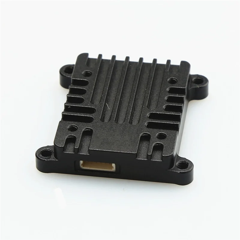 Détail des boutons de sélection de canal et indicateur LED sur le module VTX 2500MW pour FPV drone course.
